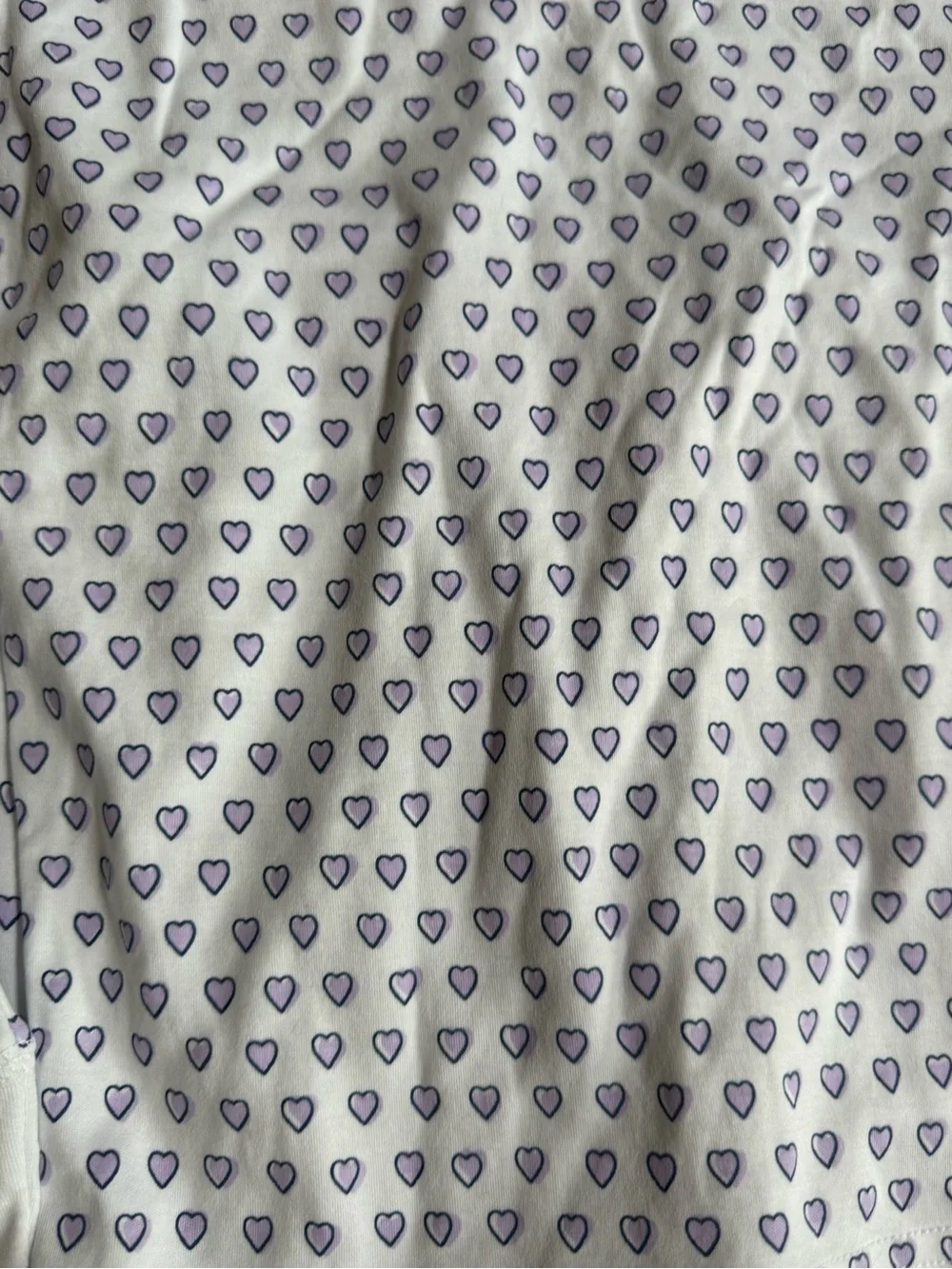 Roller Rabbit 100% Pima Cotton Kids heart pajama set long sleeve like new